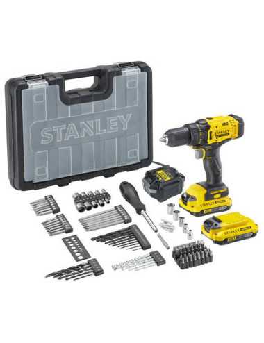 STANLEY WKRĘTARKA V20 SFMCD700D2A KUFER +80ACC