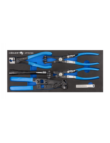 HOEGERT SZCZYPCE DO ZACISKANIA OPASEK 5szt.