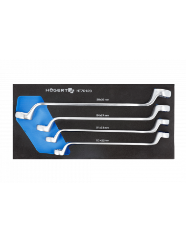 HOEGERT ZESTAW KLUCZY OCZKOWYCH 4szt. WKŁAD EVA