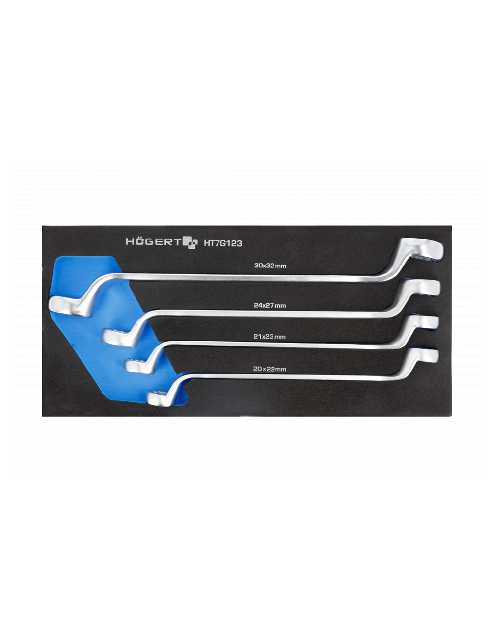 HOEGERT ZESTAW KLUCZY OCZKOWYCH 4szt. WKŁAD EVA