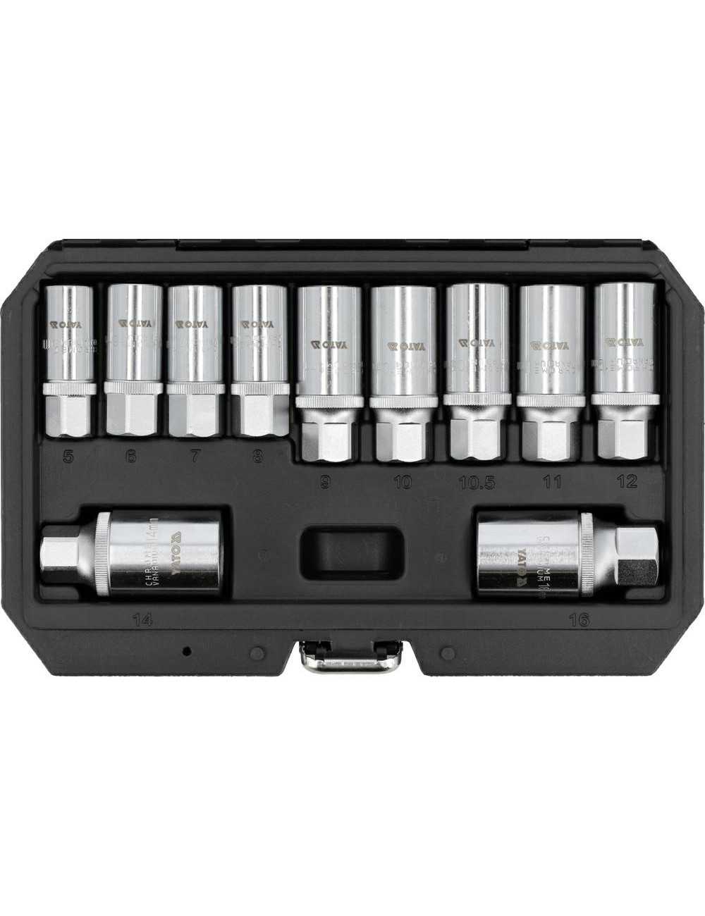 YATO WYKRĘTAKI DO SZPILEK  KOMPLET 11szt. YT-06201