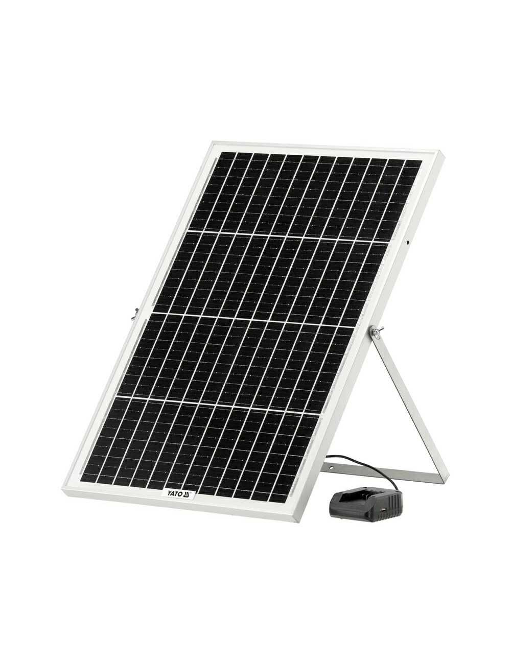 YATO ŁADOWARKA SOLARNA I SAMOCHODOWA 18V (2A)