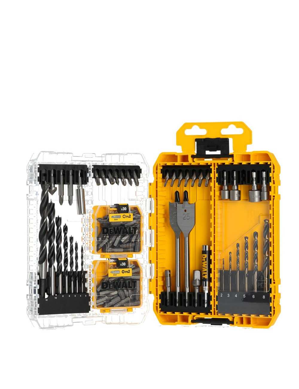 DEWALT ZESTAW WIERTEŁ I BITÓW 100 ELEMENTÓW DT70784-QZ