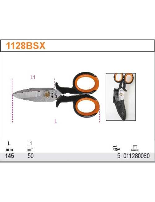BETA NOŻYCZKI DLA ELEKTRYKÓW Z FUNKCJĄ ROZWIERCANIA, W POKROWCU