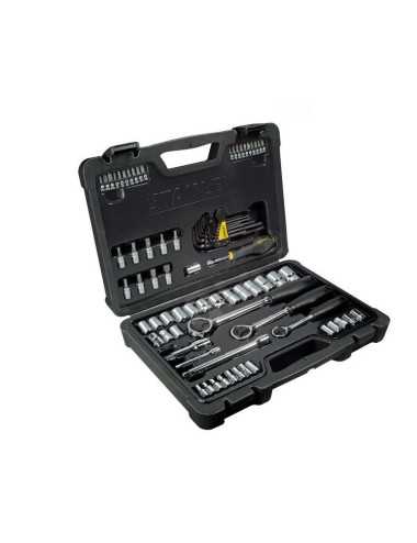 STANLEY ZESTAW  KLUCZY 80elem. 1 4"-3 8"-1 2"