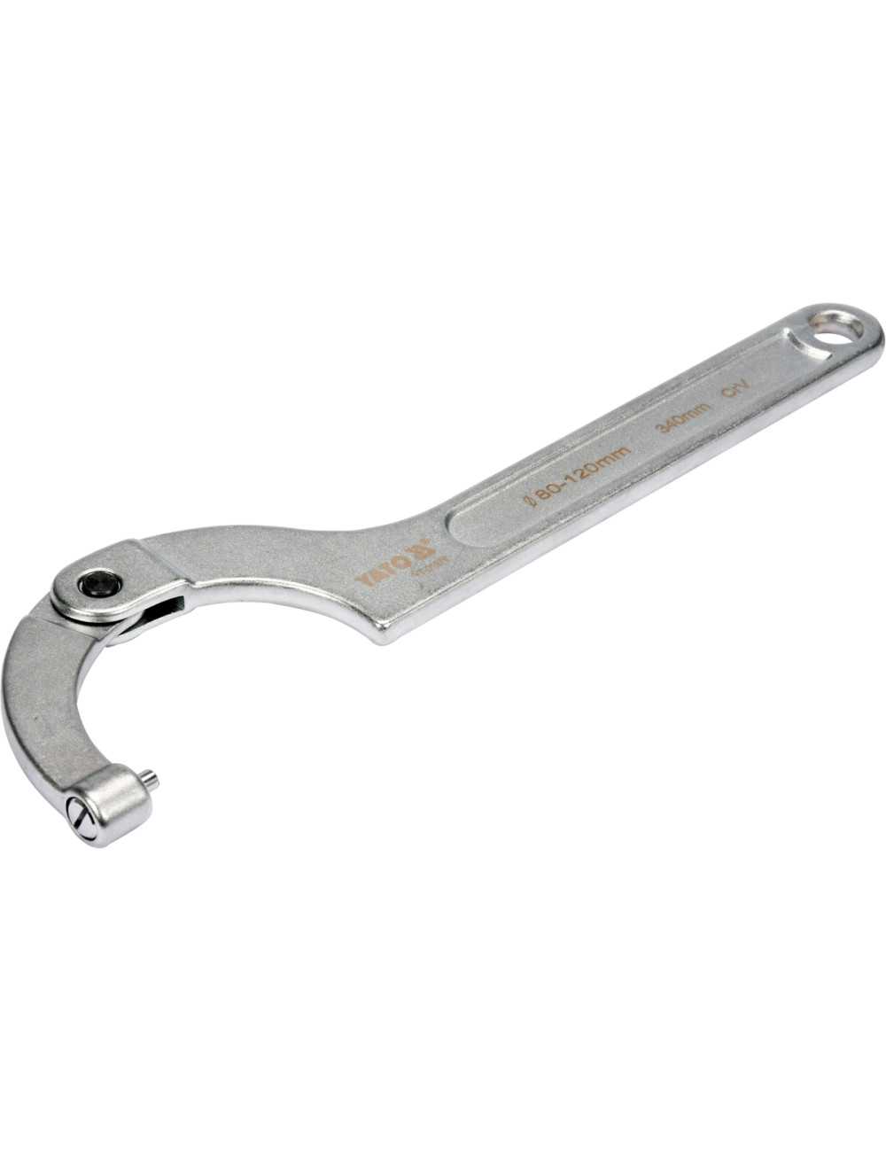 YATO KLUCZ HAKOWY OKRĄGŁY BOLEC, PRZEGUBOWY 80-120mm