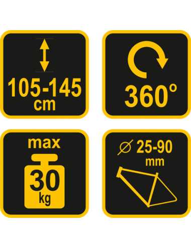 VOREL STOJAK DO OBSŁUGI ROWERÓW