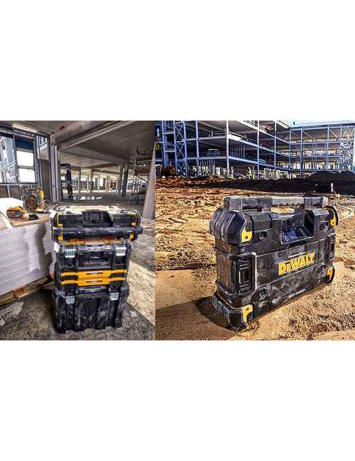 DEWALT RADIO AKUMULATOROWO-SIECIOWE TSTAK SYSTEM FM DAB+ BLUETOOTH ŁADOWARKA