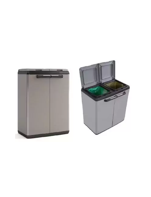 KETER POJEMNIK NA SEGREGACJE ŚMIECI 2 X 110L 68 x 39 x 92 cm