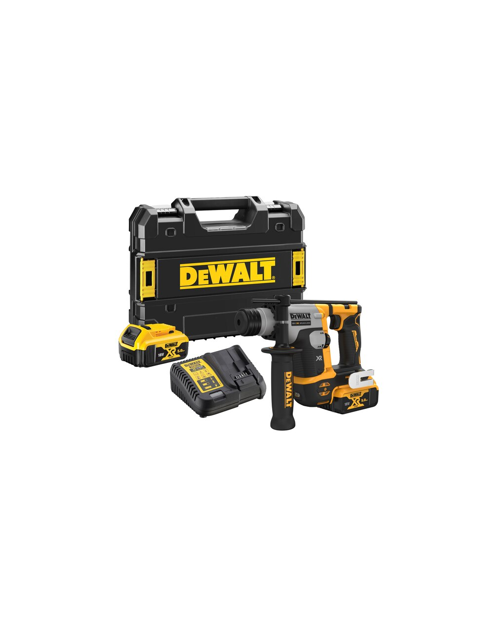 DEWALT MŁOT SDS+  18V 1,4J 2-F 2x5,0Ah DCH172P2