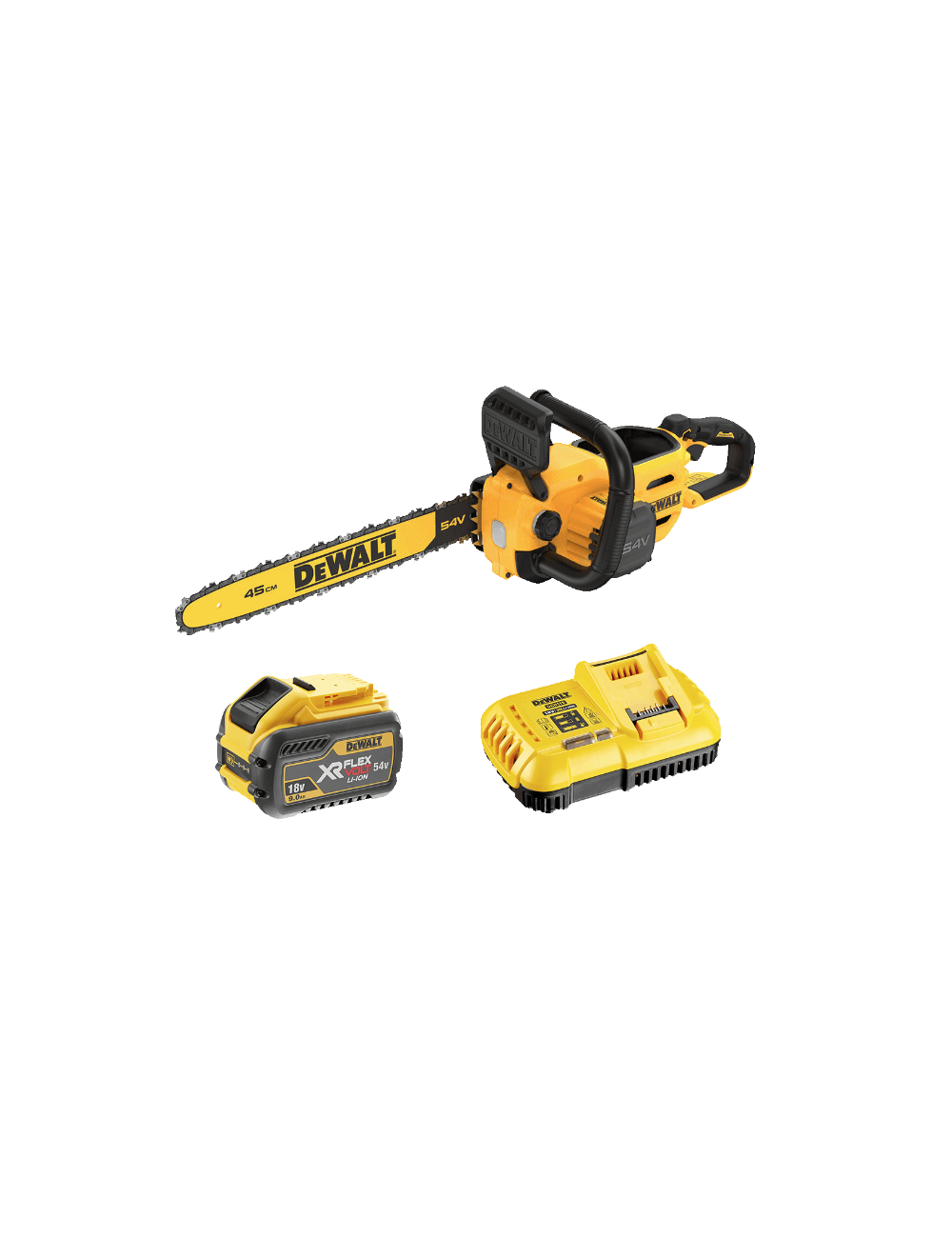 DEWALT PILARKA ŁAŃCUCHOWA 54V 45cm 1x9,0Ah DCMCS574X1
