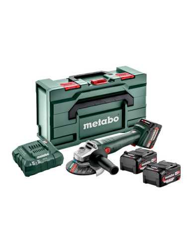METABO SZLIFIERKA KĄTOWA W 18 L 9-125 QUICK 3x4,0Ah