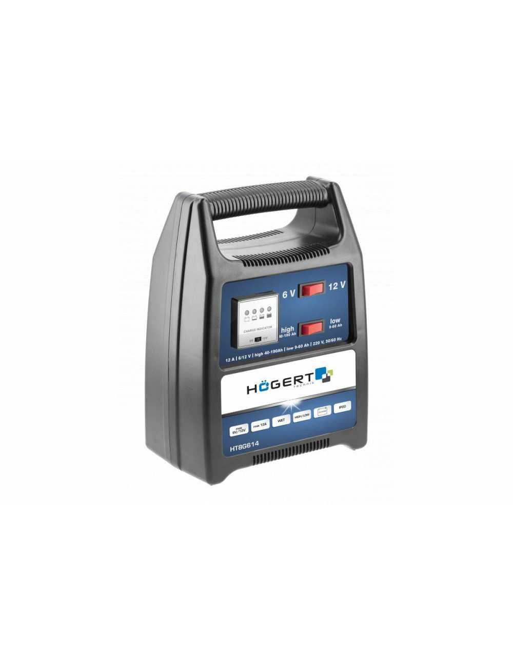 HOEGERT PROSTOWNIK 6 12V  12A  200Ah