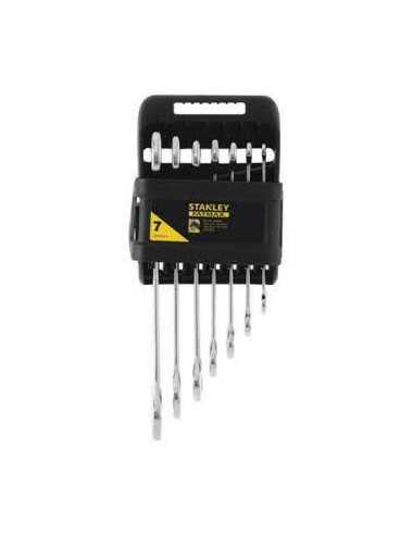 STANLEY KLUCZ PŁASKI  KOMPLET 7szt. KRÓTKIE