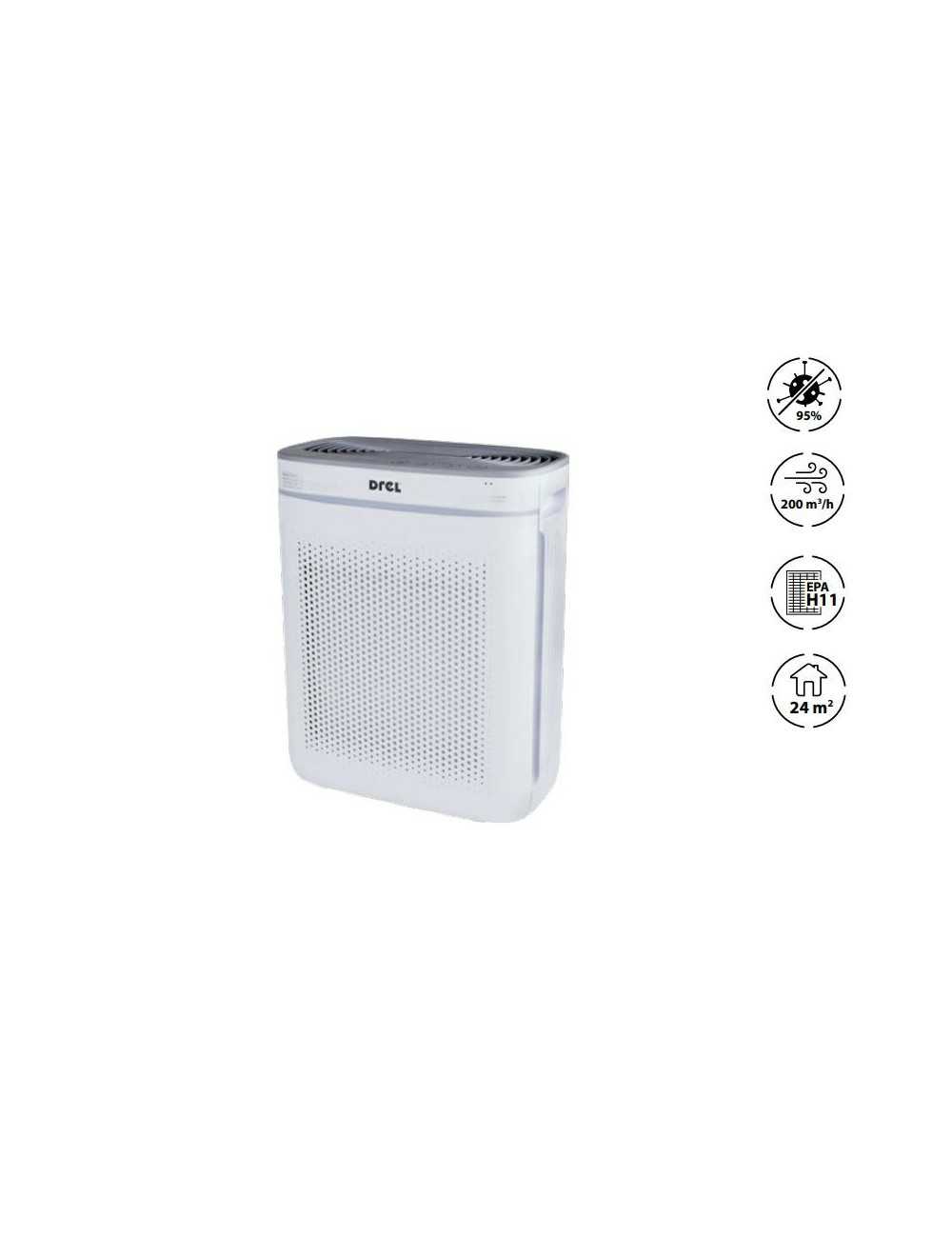 DREL OCZYSZCZACZ POWIETRZA BIAŁY  24m2