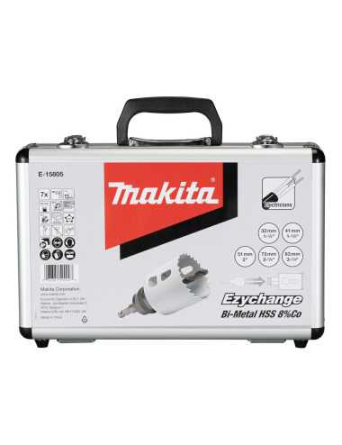 MAKITA ZESTAW OTWORNIC DLA ELEKTRYKÓW BIM "EZYCHANGE" 7szt. (32,41,51,73,83MM)+ADAPTER+