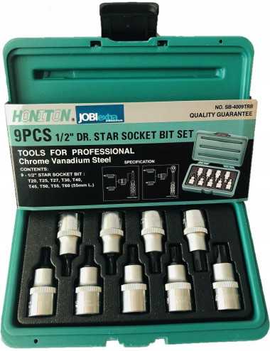 HONITON KLUCZ TORX 1 2" 9el.
