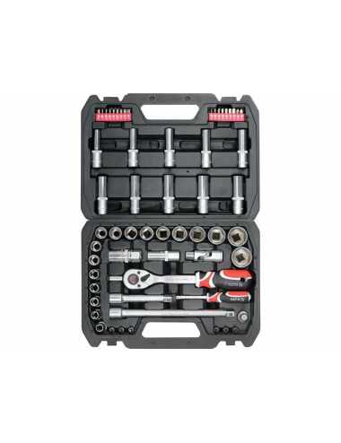 YATO ZESTAW KLUCZY 60el  1 2" 1 4" YT-12660