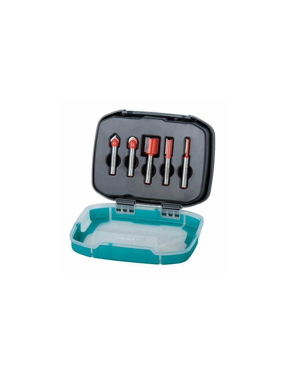 WOLFCRAFT ZESTAW FREZÓW DO ROWKÓW 5szt.