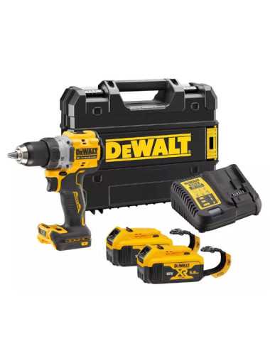 DEWALT WKRĘTARKA 18V DCD800P2T 90Nm 2x5,0Ah BL TSTAK LANYARD READY