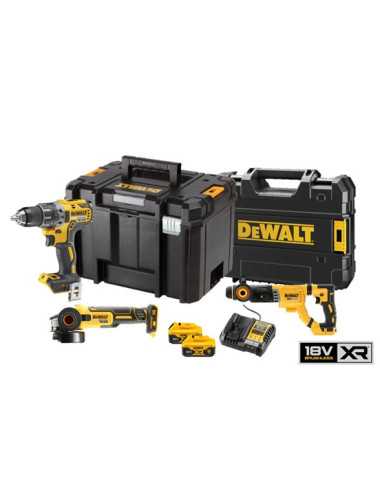 DEWALT ZESTAW COMBO 18V DCK327P2T (DCD791 + DCH263 + DCG405) 2x5,0Ah
