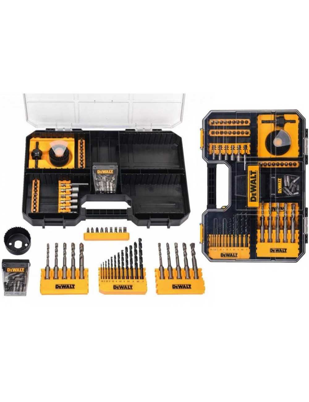 DEWALT ZESTAW WIERTEŁ I  BITÓW 102cz. DO SZUFLAD TSTAK