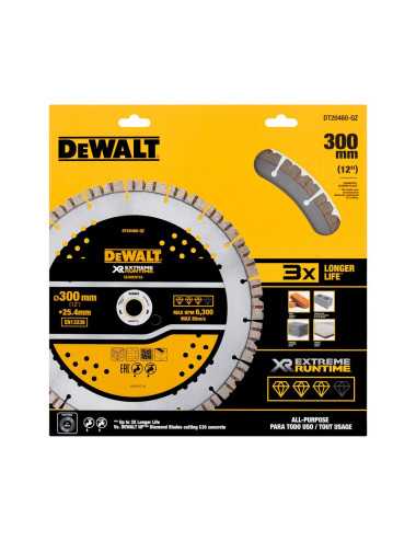 DEWALT TARCZA DIAMENTOWA SEGMENTOWA 300mm ELITE ZASTOSOWANIE OGÓLNE