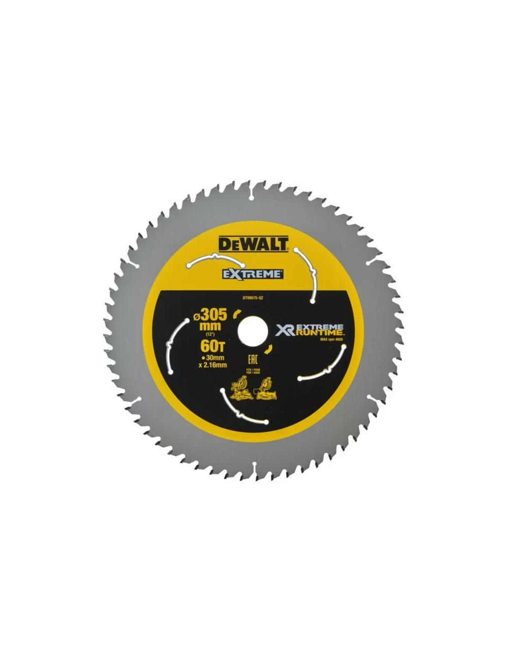 DEWALT PIŁA  TARCZA 305x30mmx60z EXTREME RUNTIME