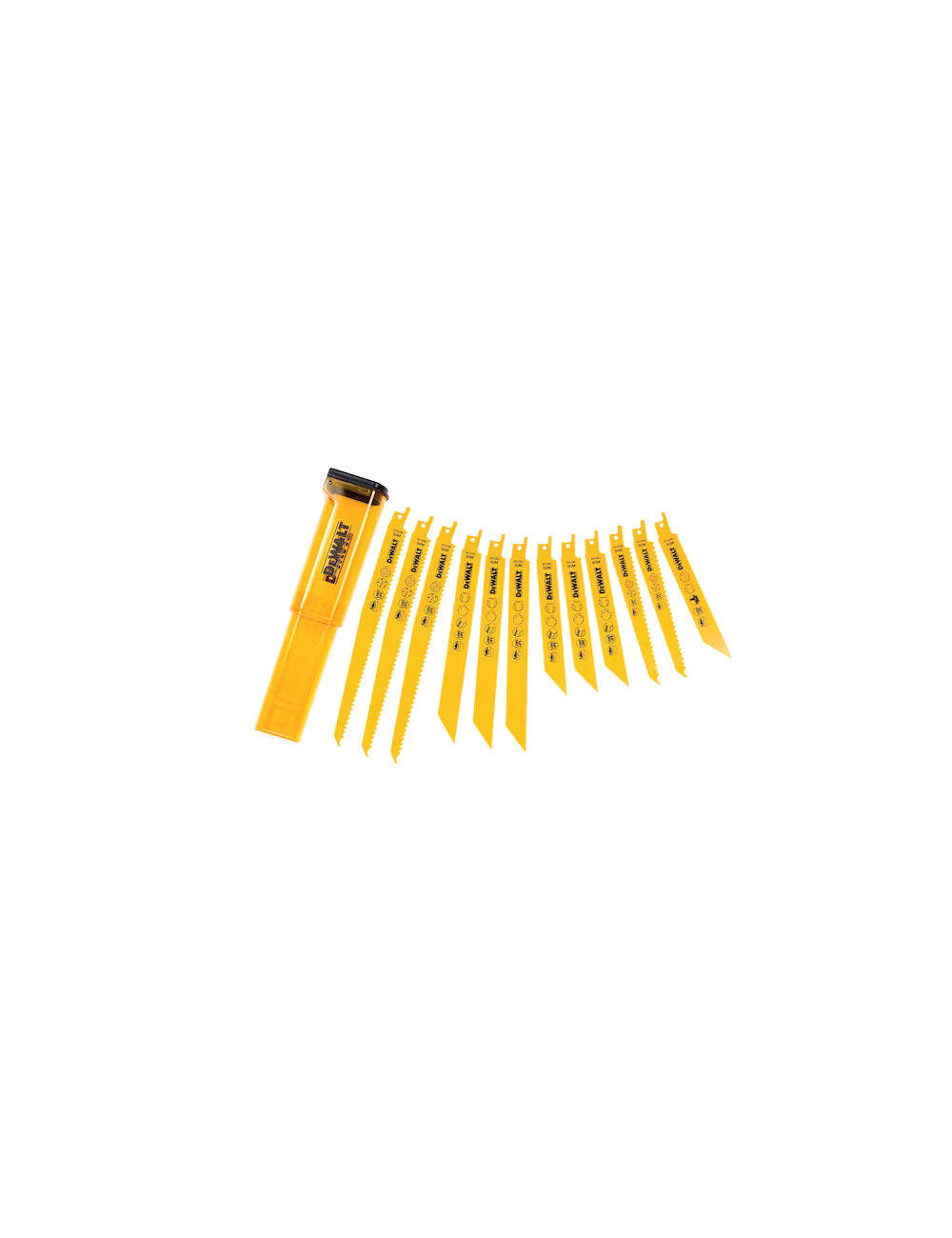 Zestaw brzeszczotów do pilarek szablastych 12 szt. - DT2445-QZ