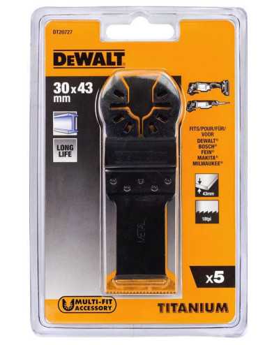DEWALT BRZESZCZOT MT 30x43mm Z TYTAN 5szt. METAL