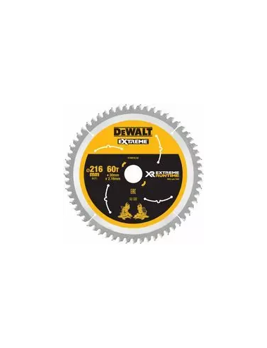 DEWALT PIŁA TARCZA 216 x 30mm x 60z DT99570-QZ DO DREWNA
