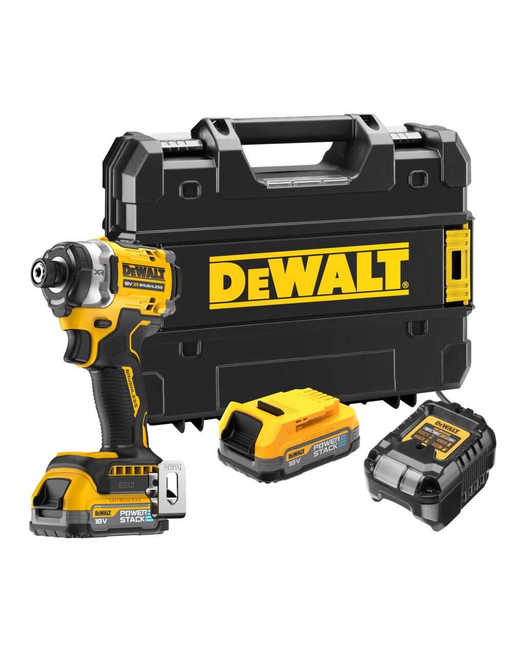 DEWALT ZAKRĘTARKA UDAROWA 18V DCF860E2T 208Nm 2x1,7Ah POWERSTACK TSTAK