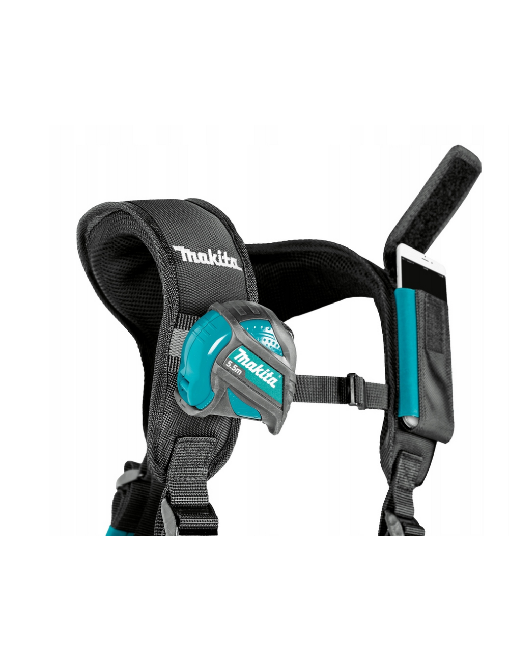 MAKITA SZELKI WSPOMAGAJĄCE PAS + UCHWYT NA TELEFON