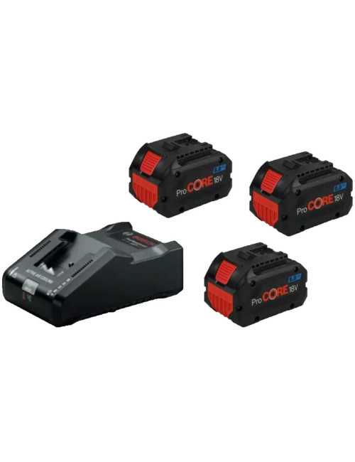 BOSCHAKUMULATOR 18V  8,0Ah x 3 + ŁADOWARKA GAL 18V-160C PROCORE