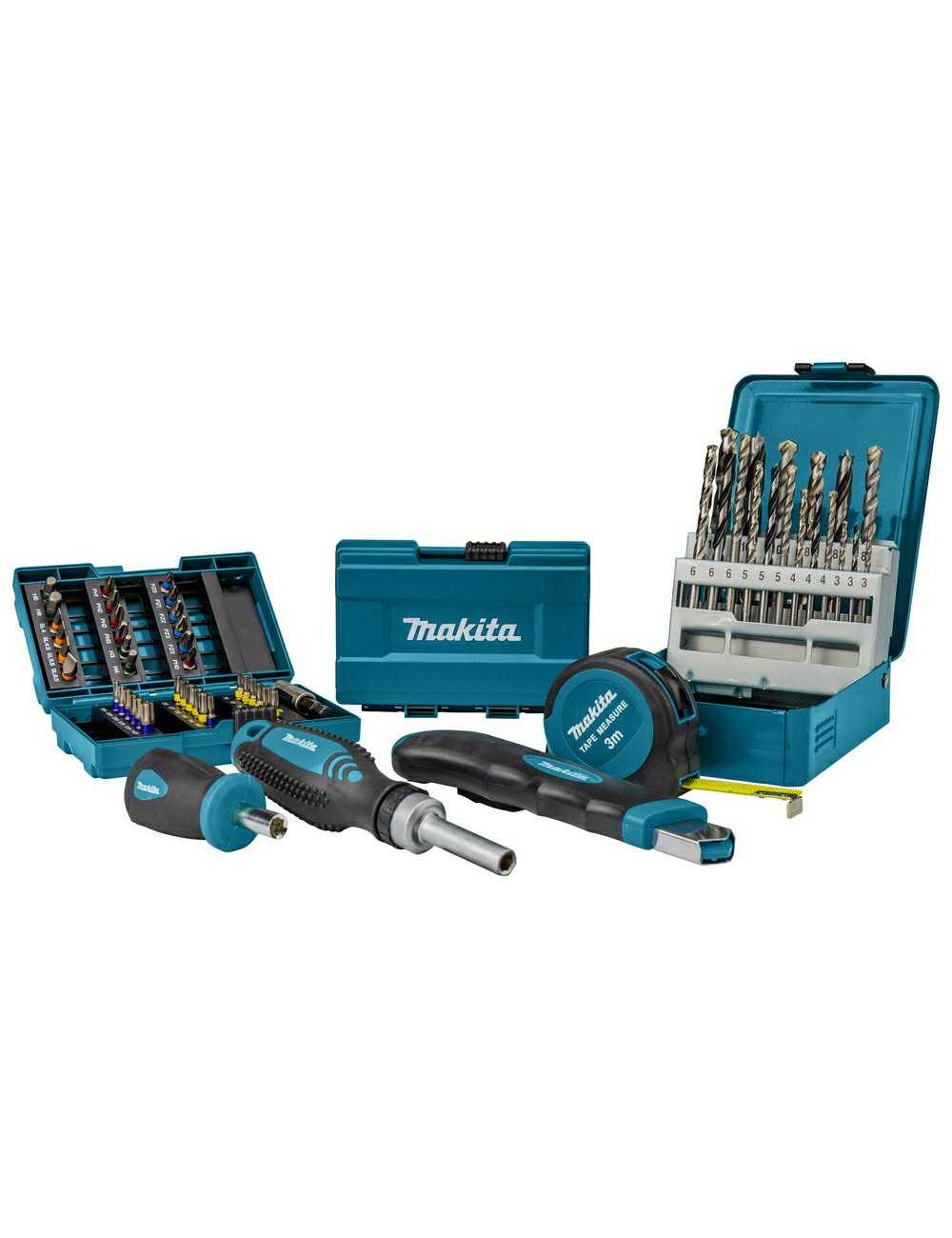 MAKITA ZESTAW WIERTEŁ I BITÓW 96szt. WALIZKA MAKPAC
