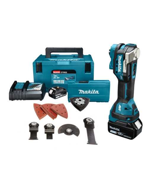MAKITA NARZĘDZIE WIELOFUNKCYJNE 18V 2x3,0Ah STARLOCK MAX DTM52RFJX1