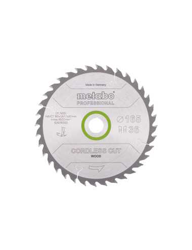 METABO PIŁA TARCZOWA HW CT 165x20x38z  CORDLESS CUT WOOD PROFESSIONAL