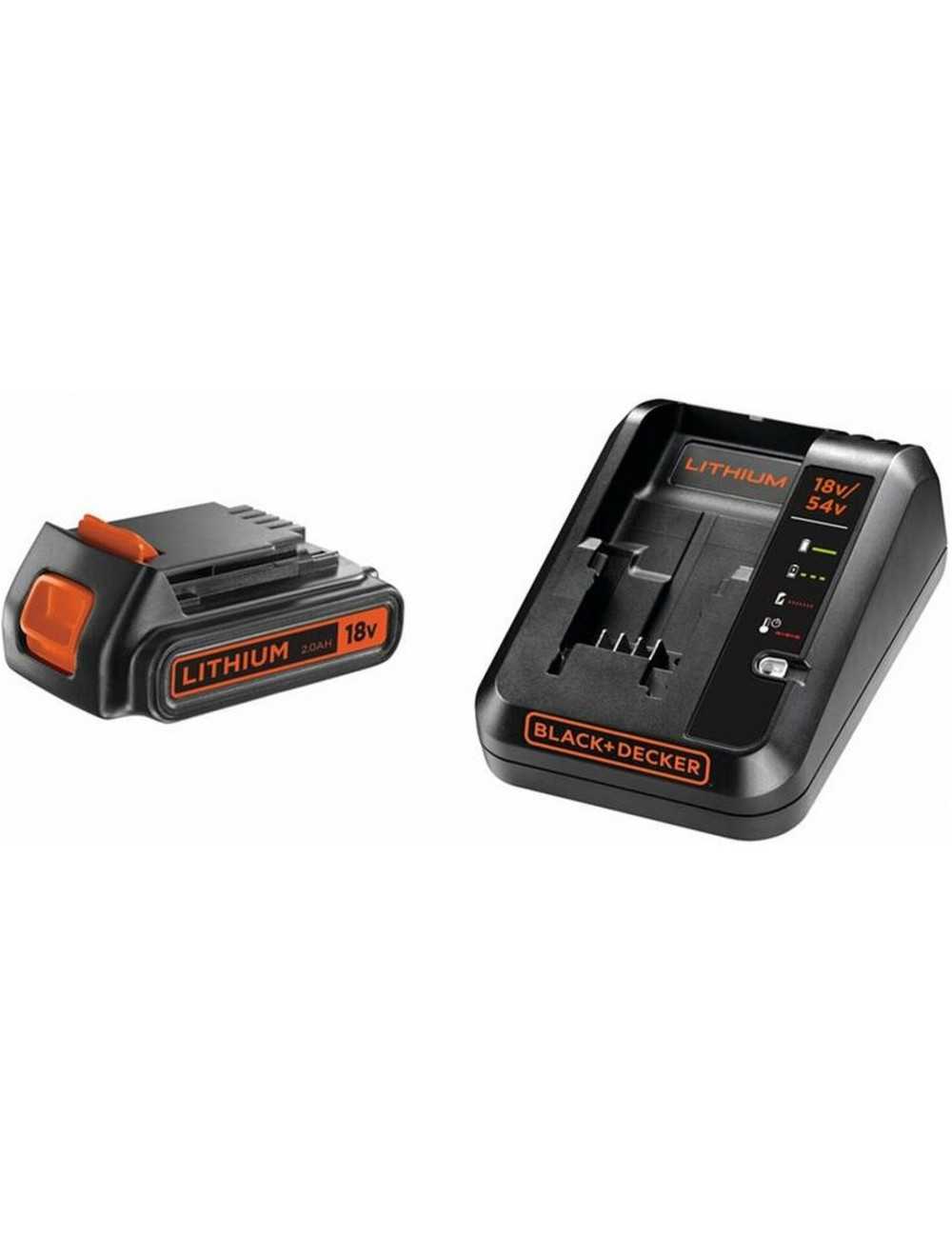 BLACK + DECKER AKUMULATOR 18V 2,0Ah + ŁADOWARKA 12A