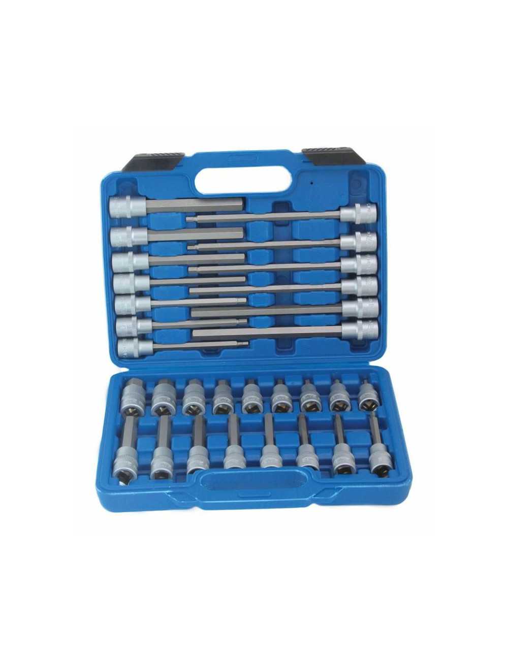 SATRA KLUCZE NASADOWE HEX 1 2" 30 ELEMENTÓW