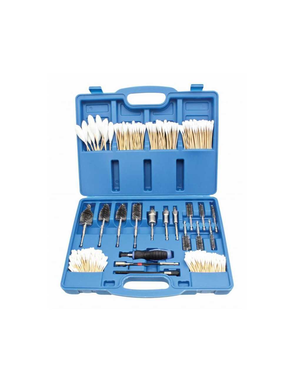 SATRA ZESTAW DO CZYSZCZENIA GNIAZD WTRYSKIWACZY 429el.