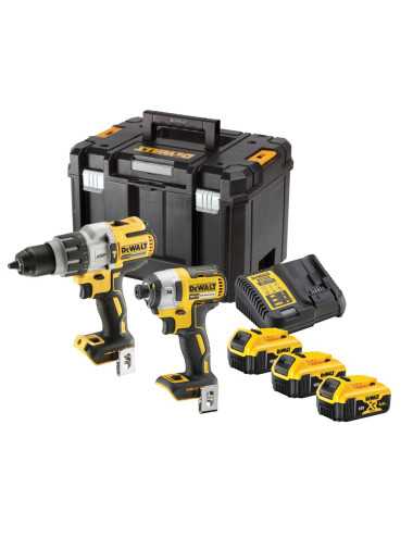 DEWALT ZESTAW COMBO 18V DCK276P3T (DCD996 + DCF887) 3x5,0Ah TSTAK