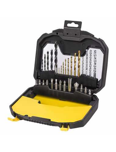 STANLEY ZESTAW KOŃCÓWEK I WIERTEŁ 30el.