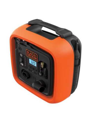 BLACK + DECKER KOMPRESOR SPRĘŻARKA MINI 12V 11BAR ASI400