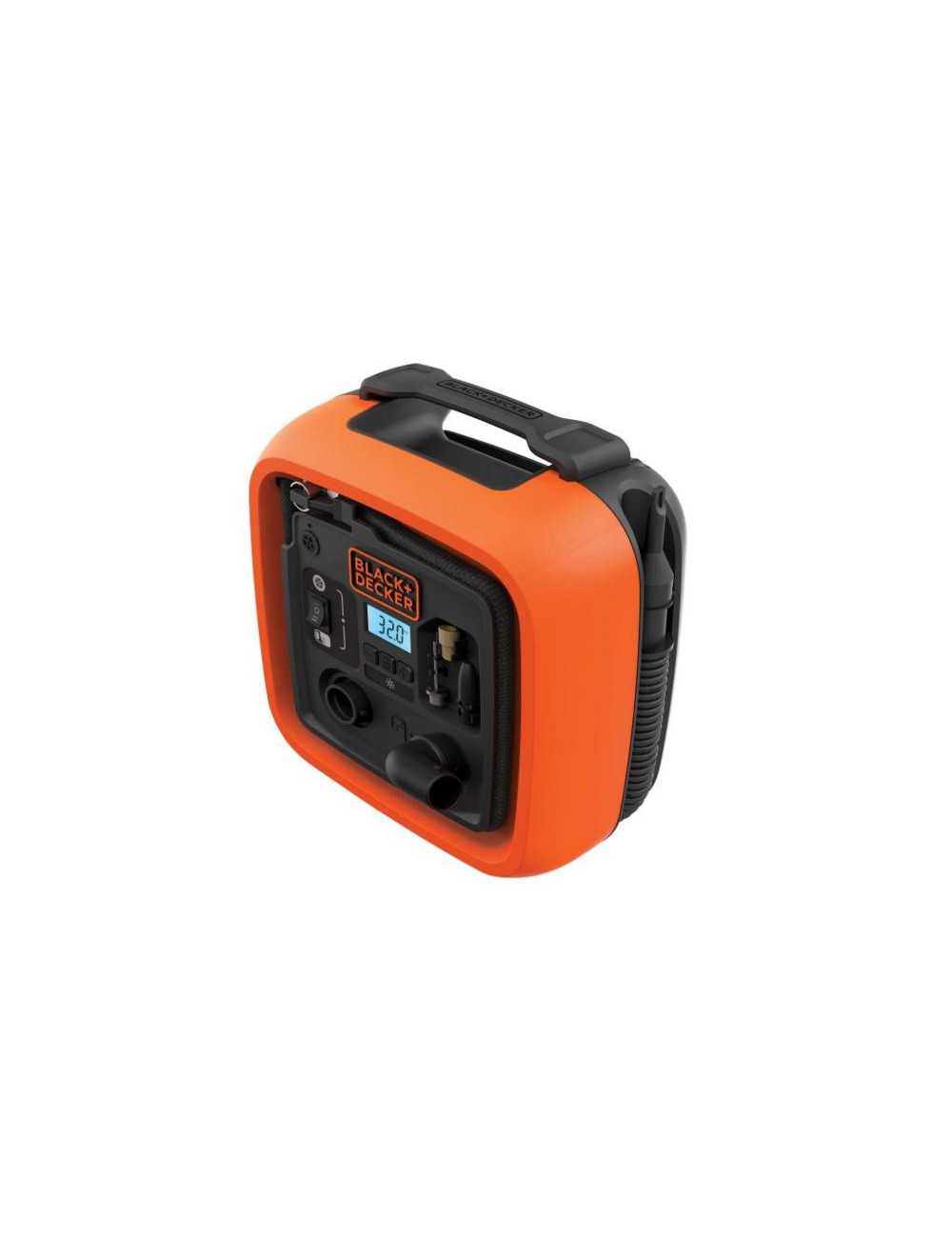 BLACK + DECKER KOMPRESOR SPRĘŻARKA MINI 12V 11BAR ASI400