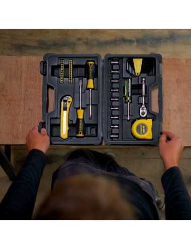 STANLEY ZESTAW NARZĘDZI  51 ELEMENTÓW W KASECIE