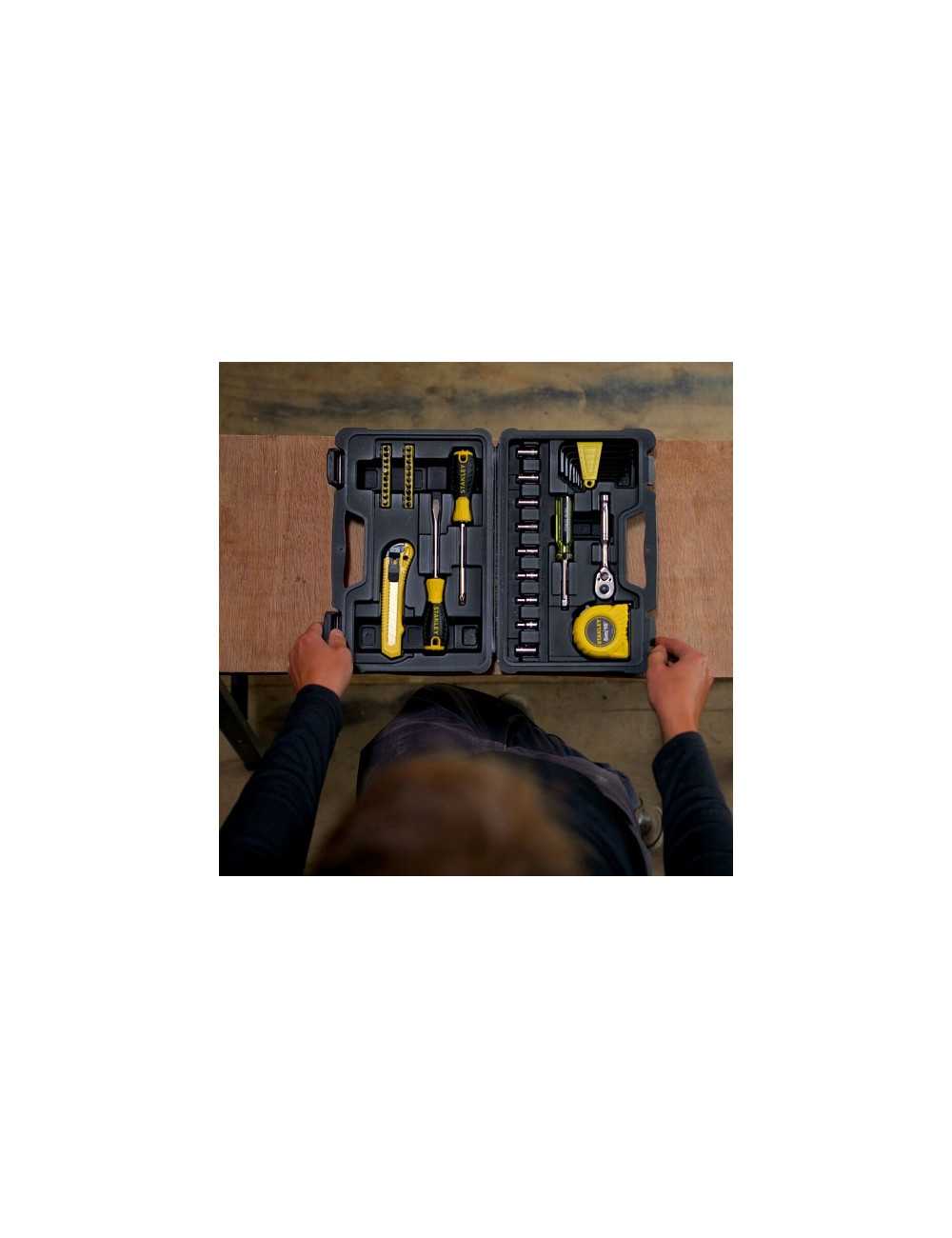 STANLEY ZESTAW NARZĘDZI  51 ELEMENTÓW W KASECIE