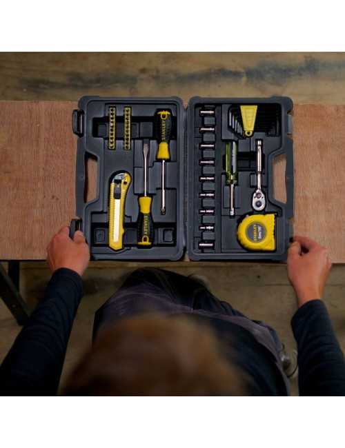 STANLEY ZESTAW NARZĘDZI  51 ELEMENTÓW W KASECIE