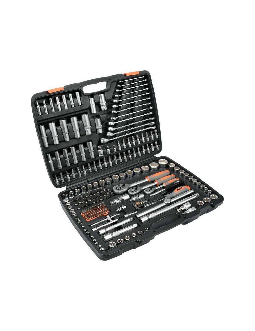 TOYA STHOR ZESTAW KLUCZY  216 ELEMENTÓW 1 2" 3 8" 1 4" 58691