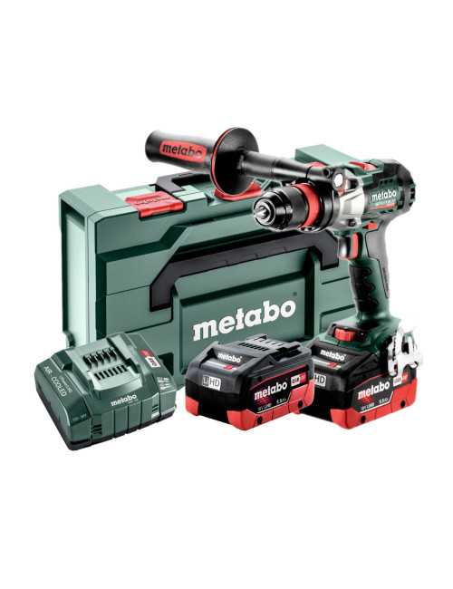 METABO WKRĘTARKA UDAROWA SB 18 LTX BL Q I 2 AKUMULATORY 5.5AH + ŁADOWARKA