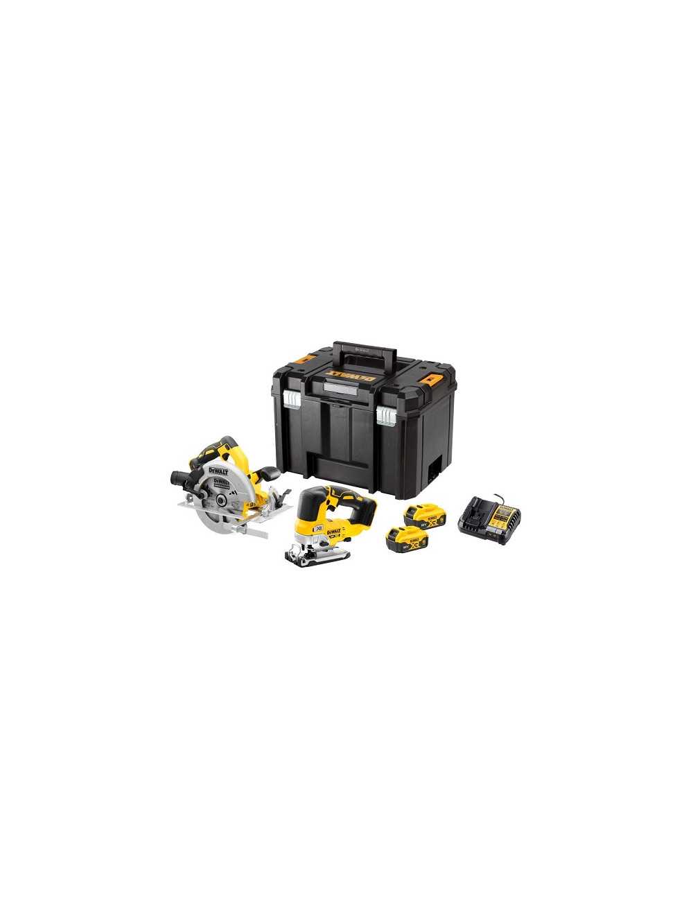 DEWALT ZESTAW COMBO 18V DCK2012P2T (DCS570 + DCS334) 2x5,0Ah